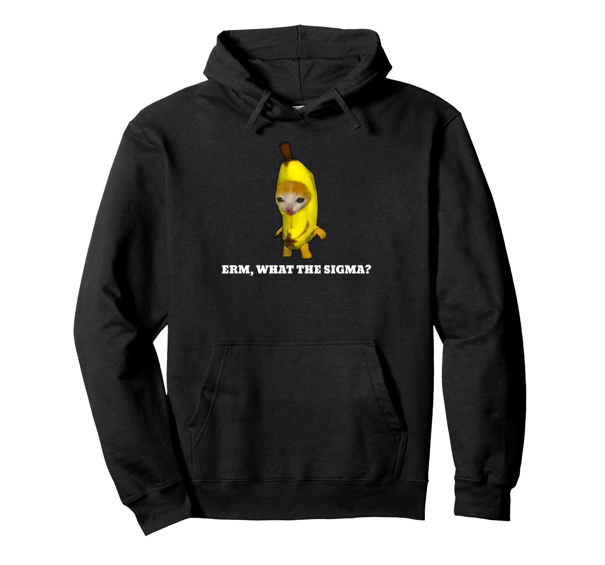 Erm What Sigma Cat Meme Hoodie - Custom Art Print Unisex - T-Shirt, Sweatshirt, Hoodie