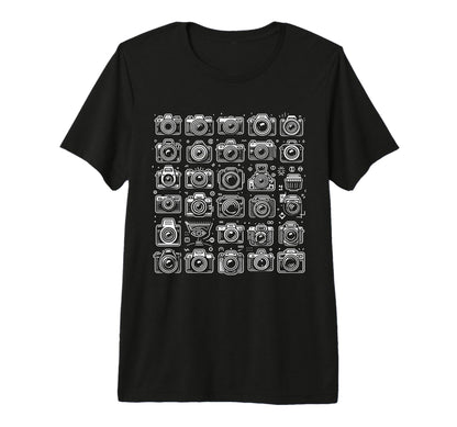 Funny Camera Tri Blend T-Shirt - Custom Art Print Men Women - T-Shirt, Sweatshirt, Hoodie