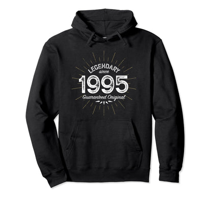 Legendary Since 1995 Birth Year Hoodie - Custom Art Print for Adults - T-Shirt, Sweatshirt, Hoodie