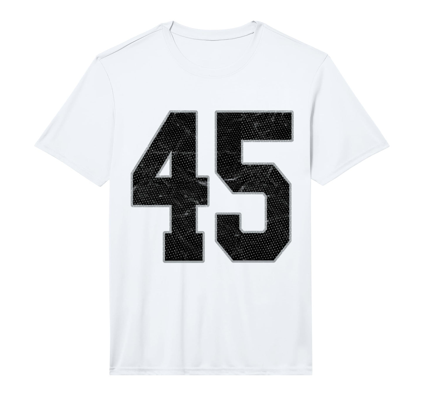 Number 45 Numbered Uniform Sports T-Shirt - Aesthetic Graphic for Adults - T-Shirt, Sweatshirt, Hoodie