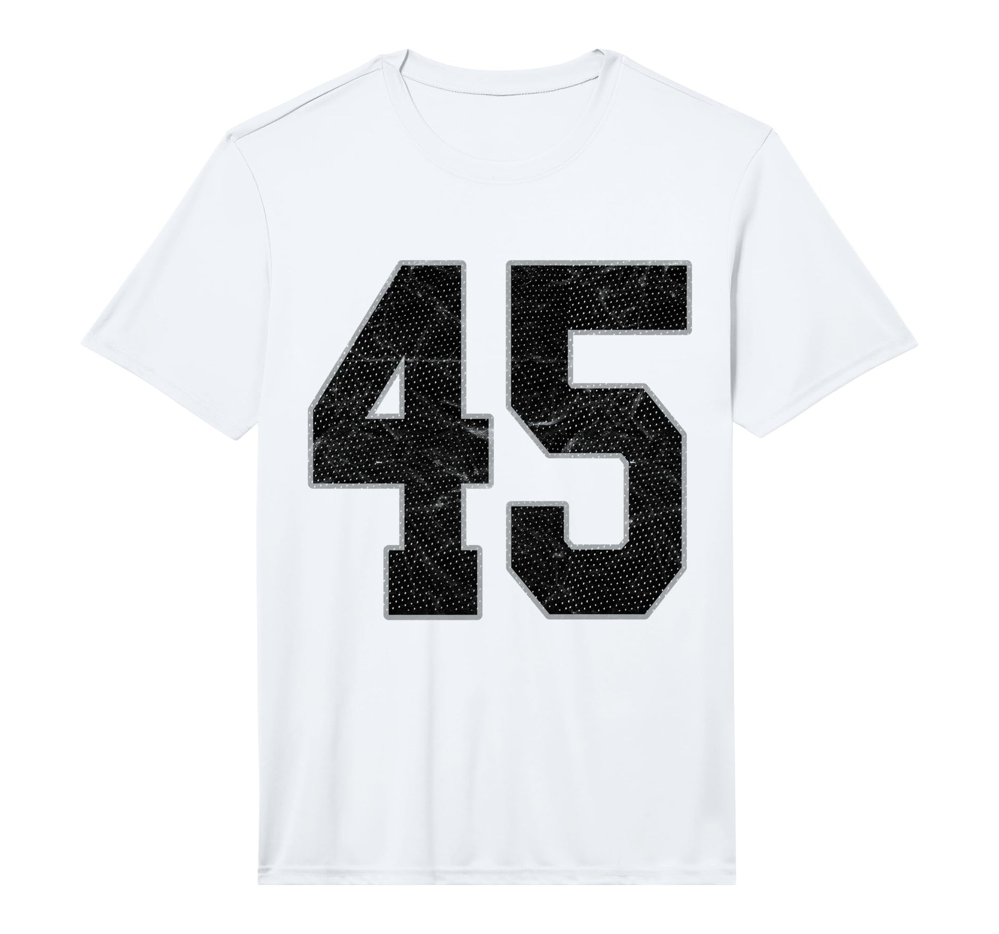 Number 45 Numbered Uniform Sports T-Shirt - Aesthetic Graphic for Adults - T-Shirt, Sweatshirt, Hoodie