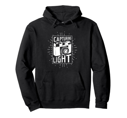 Photographer Capturing Light Hoodie - Casual Everyday Wear for Adults - T-Shirt, Sweatshirt, Hoodie