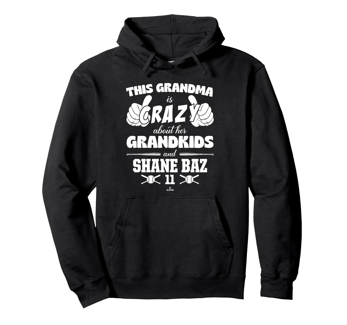 Grandma Crazy Shane Baz Tampa Bay Hoodie - Novelty Apparel for Adults - T-Shirt, Sweatshirt, Hoodie