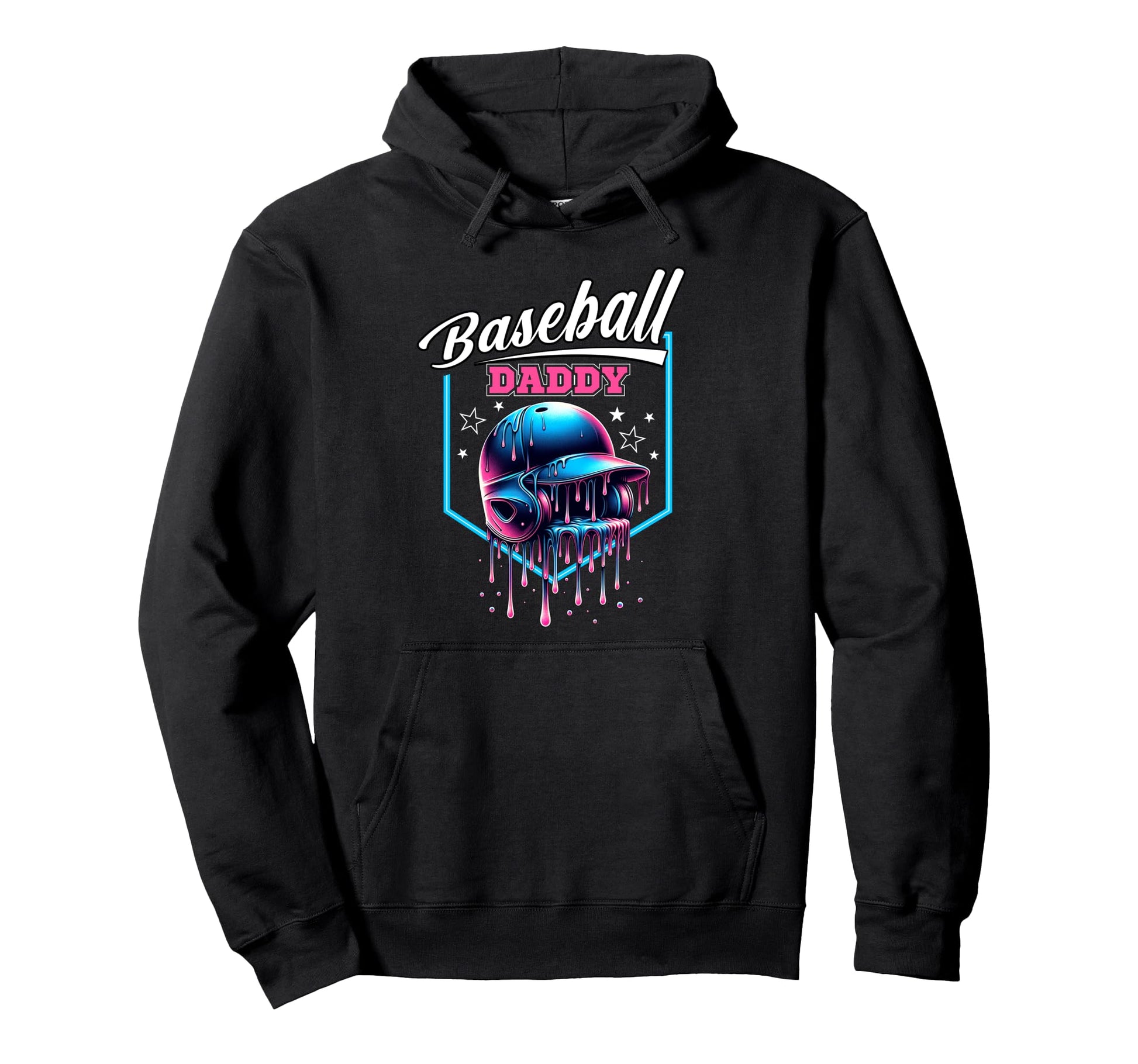 Baseball Daddy Fathers Day Baseball Hoodie - Aesthetic Graphic for Adults - T-Shirt, Sweatshirt, Hoodie