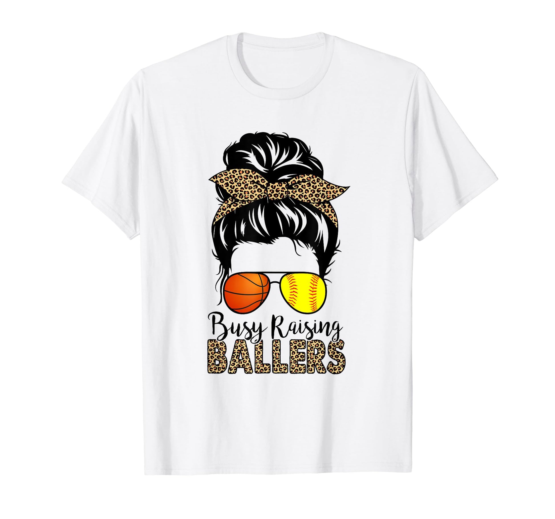 Busy Raising Ballers Softball And T-Shirt - Unique Graphic Men Women - T-Shirt, Sweatshirt, Hoodie