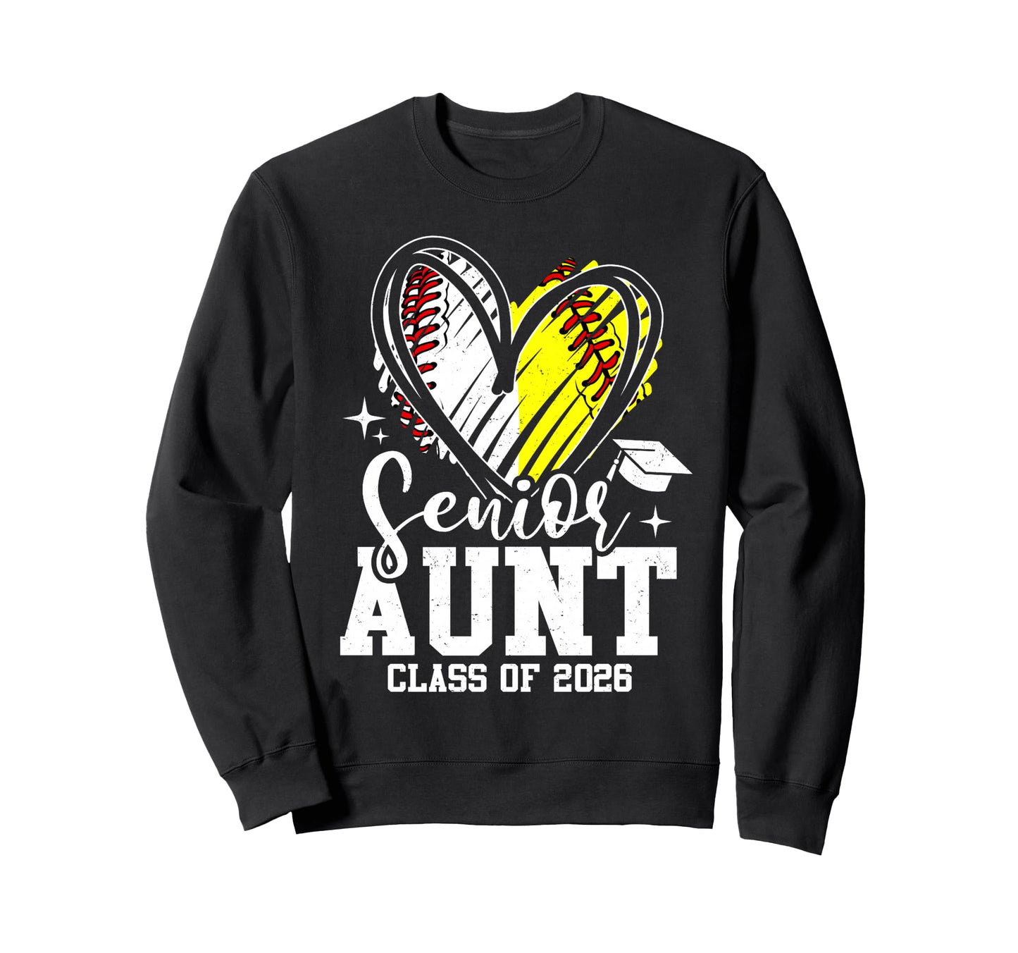 Senior Aunt Class 2026 Sweatshirt - Casual Everyday Wear for Adults - T-Shirt, Sweatshirt, Hoodie