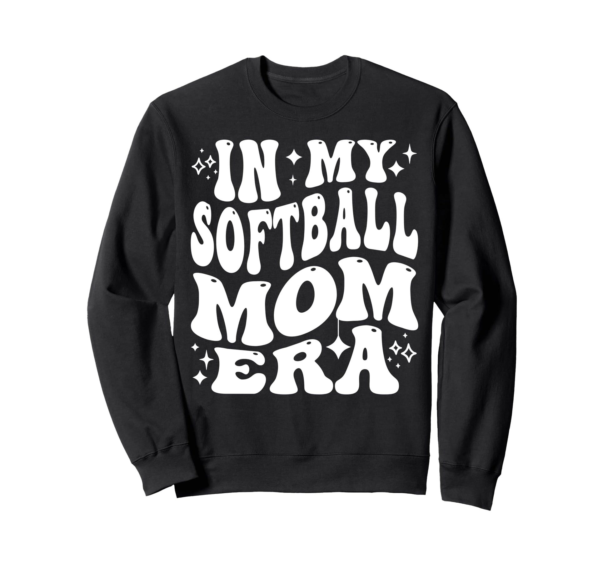 My Softball Mom Era Sports Mama Life Sweatshirt - Graphic Print for Adults - T-Shirt, Sweatshirt, Hoodie