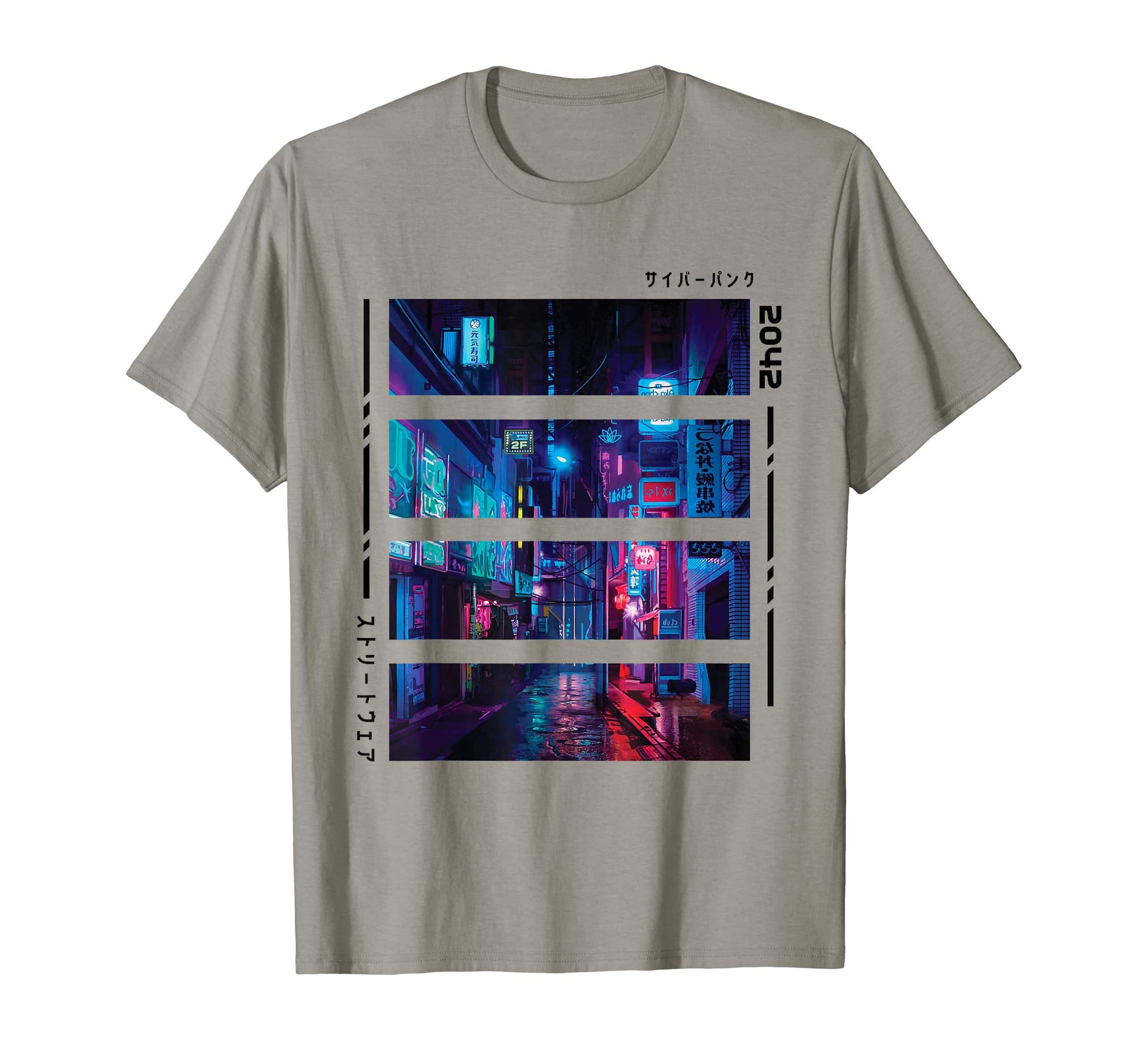 Synthwave City Tokyo Inspired Aesthetic T-Shirt - Streetwear Style Unisex - T-Shirt, Sweatshirt, Hoodie