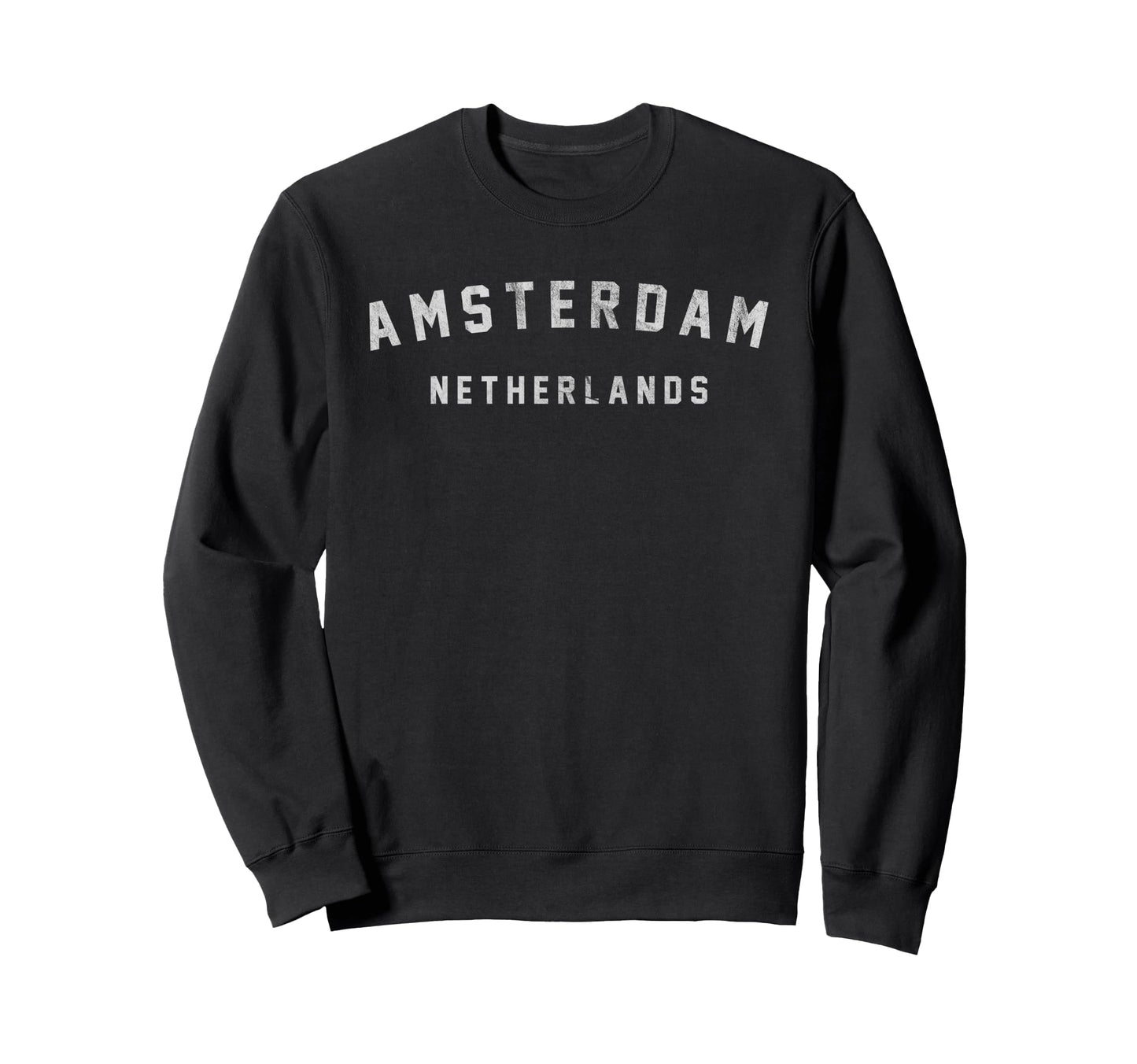 Varsity Amsterdam Sweatshirt - Minimalist Print Unisex - T-Shirt, Sweatshirt, Hoodie