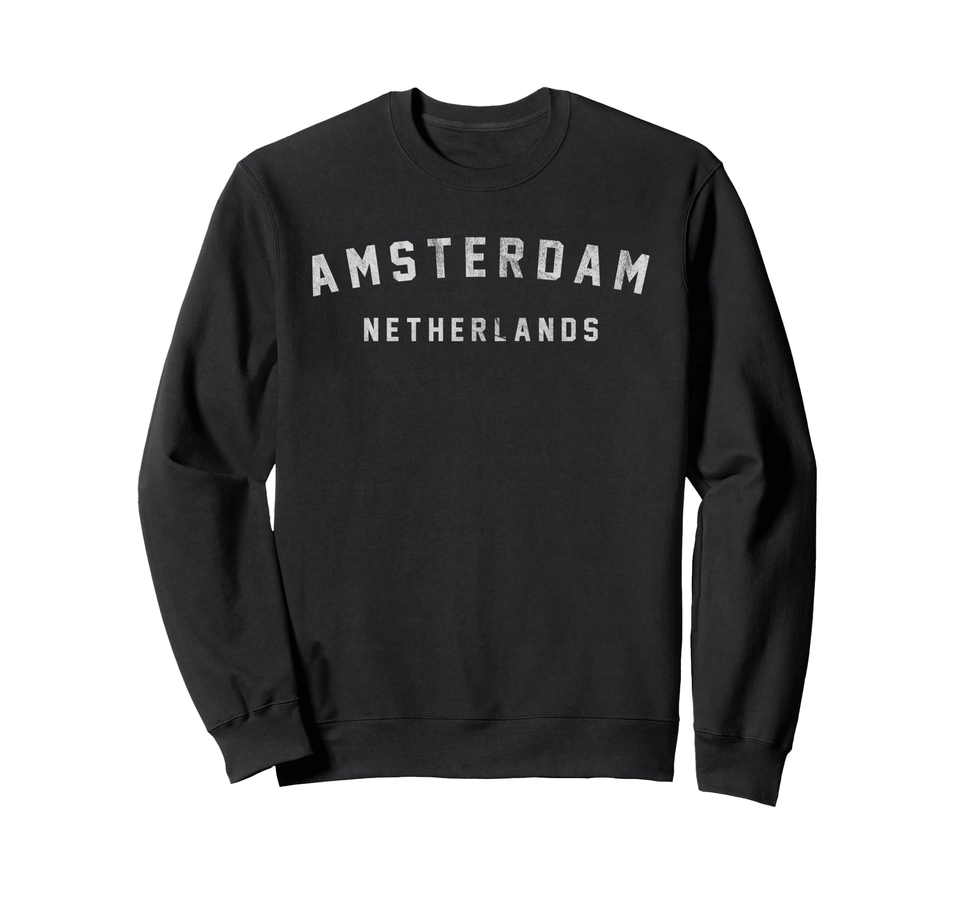 Varsity Amsterdam Sweatshirt - Minimalist Print Unisex - T-Shirt, Sweatshirt, Hoodie