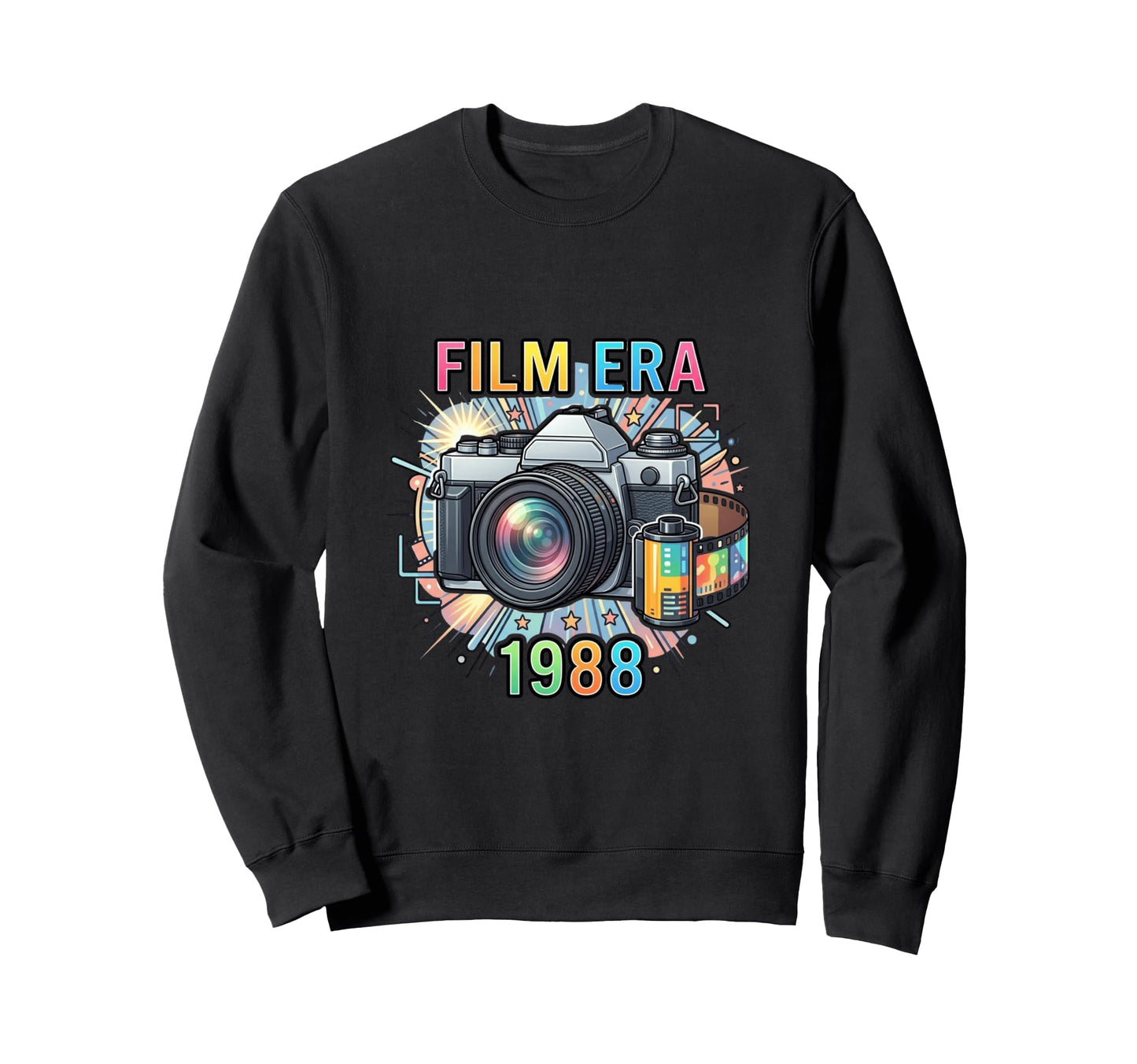 Film Photography Camera Sweatshirt - Fun Novelty Design for Adults - T-Shirt, Sweatshirt, Hoodie