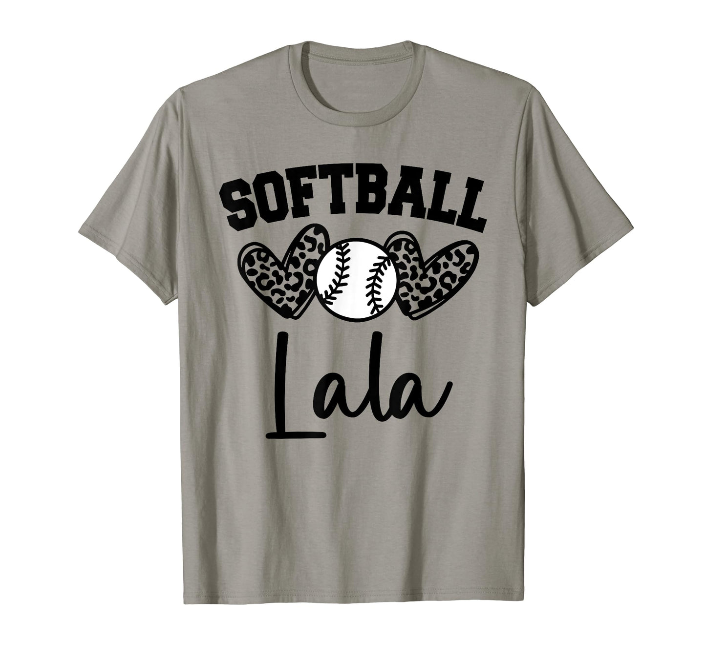 Personalized Baseball Heart Lala T-Shirt - Custom Art Print Men Women - T-Shirt, Sweatshirt, Hoodie