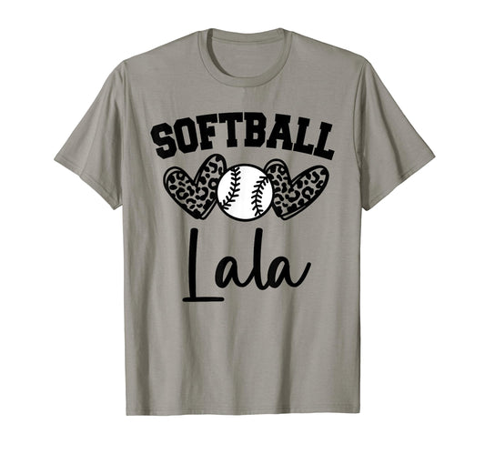Personalized Baseball Heart Lala T-Shirt - Custom Art Print Men Women - T-Shirt, Sweatshirt, Hoodie
