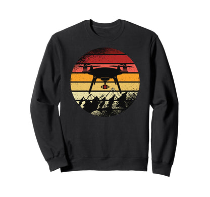 Drones Pilot Drones Camera Sweatshirt - Fun Novelty Design Unisex - T-Shirt, Sweatshirt, Hoodie