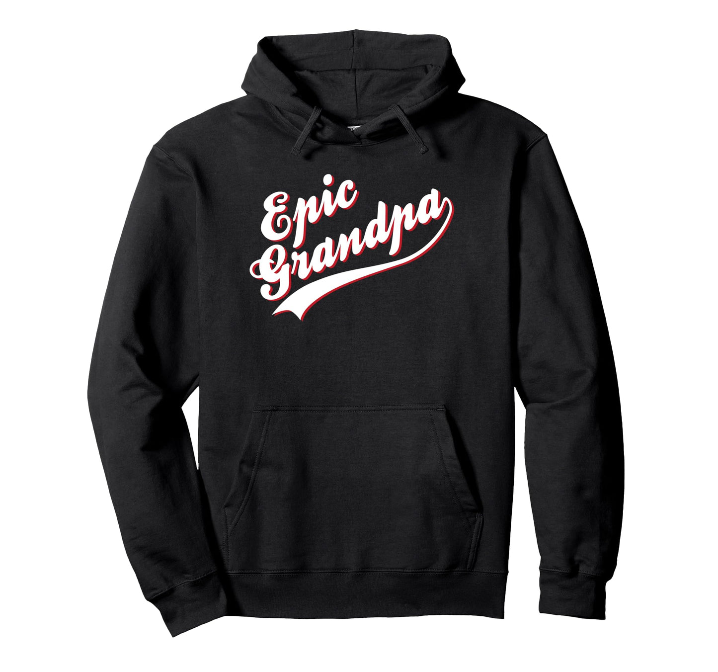 Trendy Epic Grandpa Baseball Text Logo Hoodie - Custom Art Print for Adults - T-Shirt, Sweatshirt, Hoodie