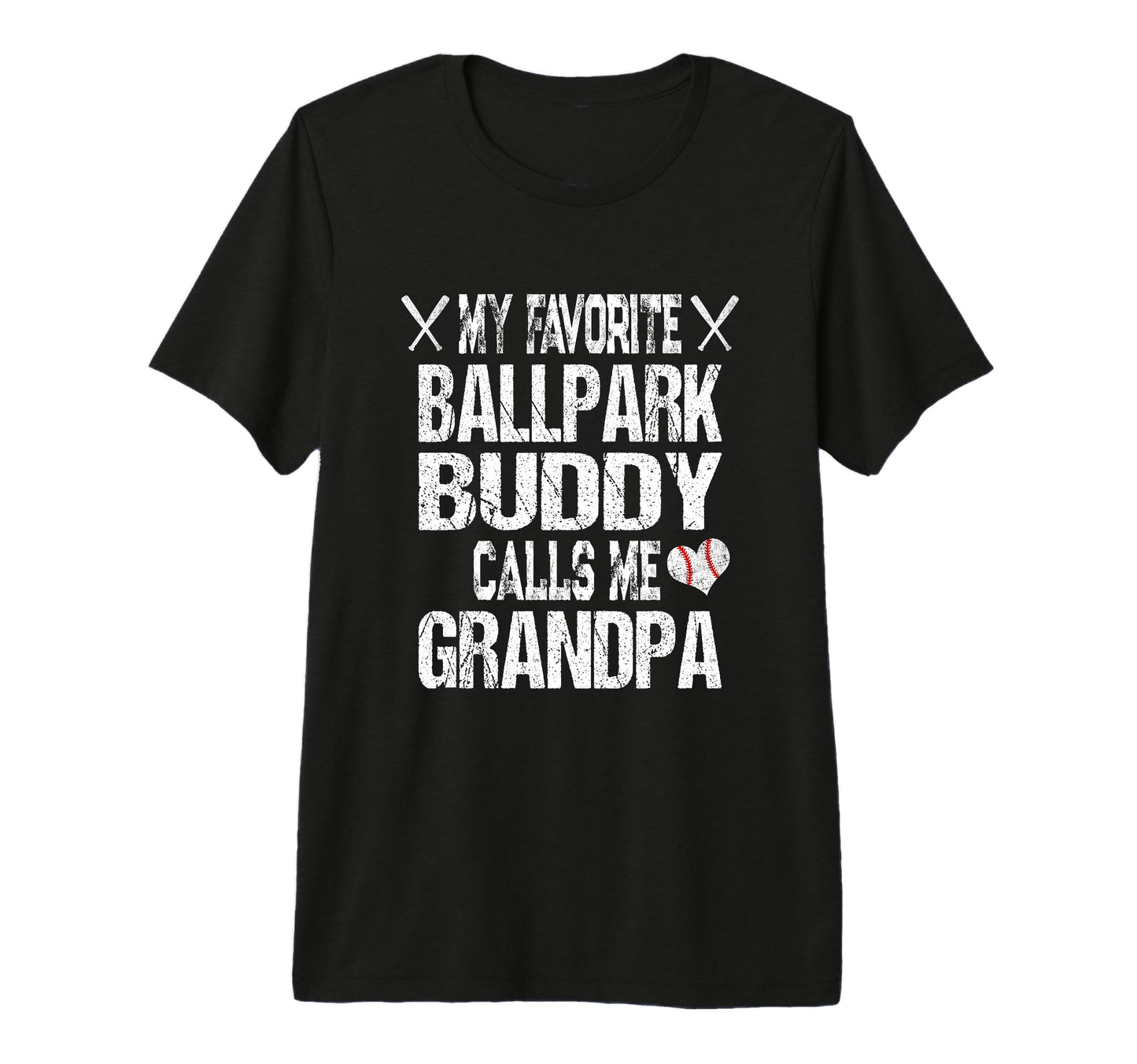 Mens My Favorite Ballpark Buddy Calls T-Shirt - Graphic Print for Adults - T-Shirt, Sweatshirt, Hoodie