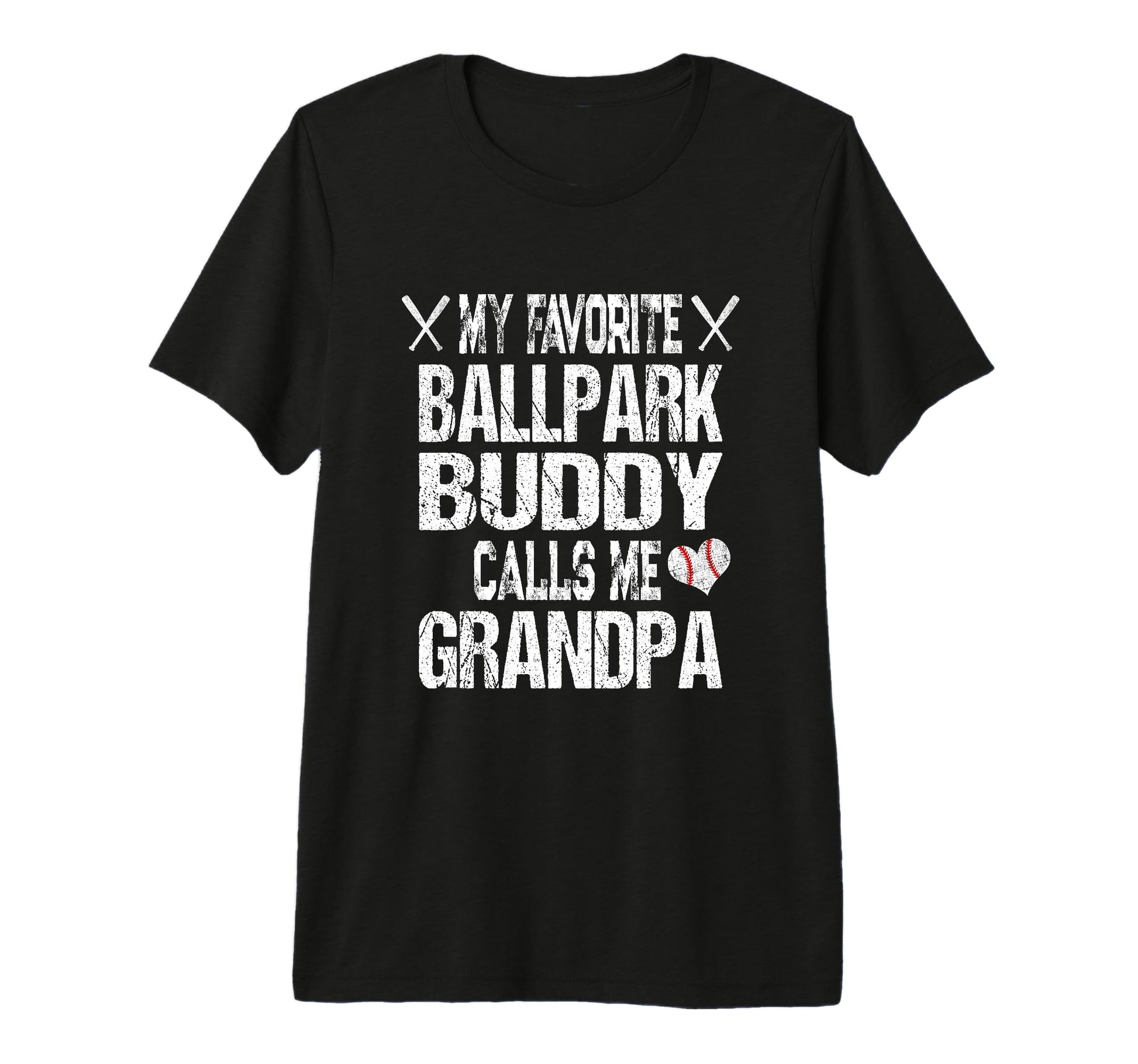 Mens My Favorite Ballpark Buddy Calls T-Shirt - Graphic Print for Adults - T-Shirt, Sweatshirt, Hoodie