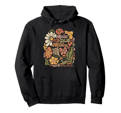 Aesthetic Wellness Gifts Boho Flower Hoodie - Streetwear Style Men Women - T-Shirt, Sweatshirt, Hoodie