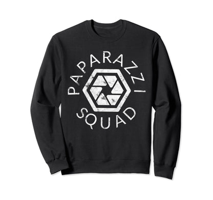 Paparazzi Squad Funny Camera Lens Sweatshirt - Trendy Graphic Unisex - T-Shirt, Sweatshirt, Hoodie
