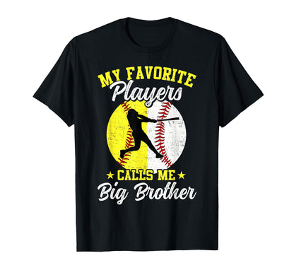 My Favorite Baseball Softball Players T-Shirt - Unique Graphic Men Women - T-Shirt, Sweatshirt, Hoodie