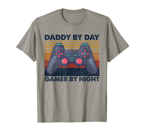 Daddy Day Gamer Night Funny Gaming T-Shirt - Casual Everyday Wear Unisex - T-Shirt, Sweatshirt, Hoodie