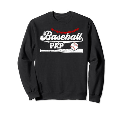 Baseball Pap Baseball Player Pap Sweatshirt - Fun Novelty Design for Adults - T-Shirt, Sweatshirt, Hoodie