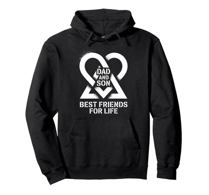 Anchor Dad And Son Best Mates Forever Hoodie - Custom Art Print Unisex - T-Shirt, Sweatshirt, Hoodie