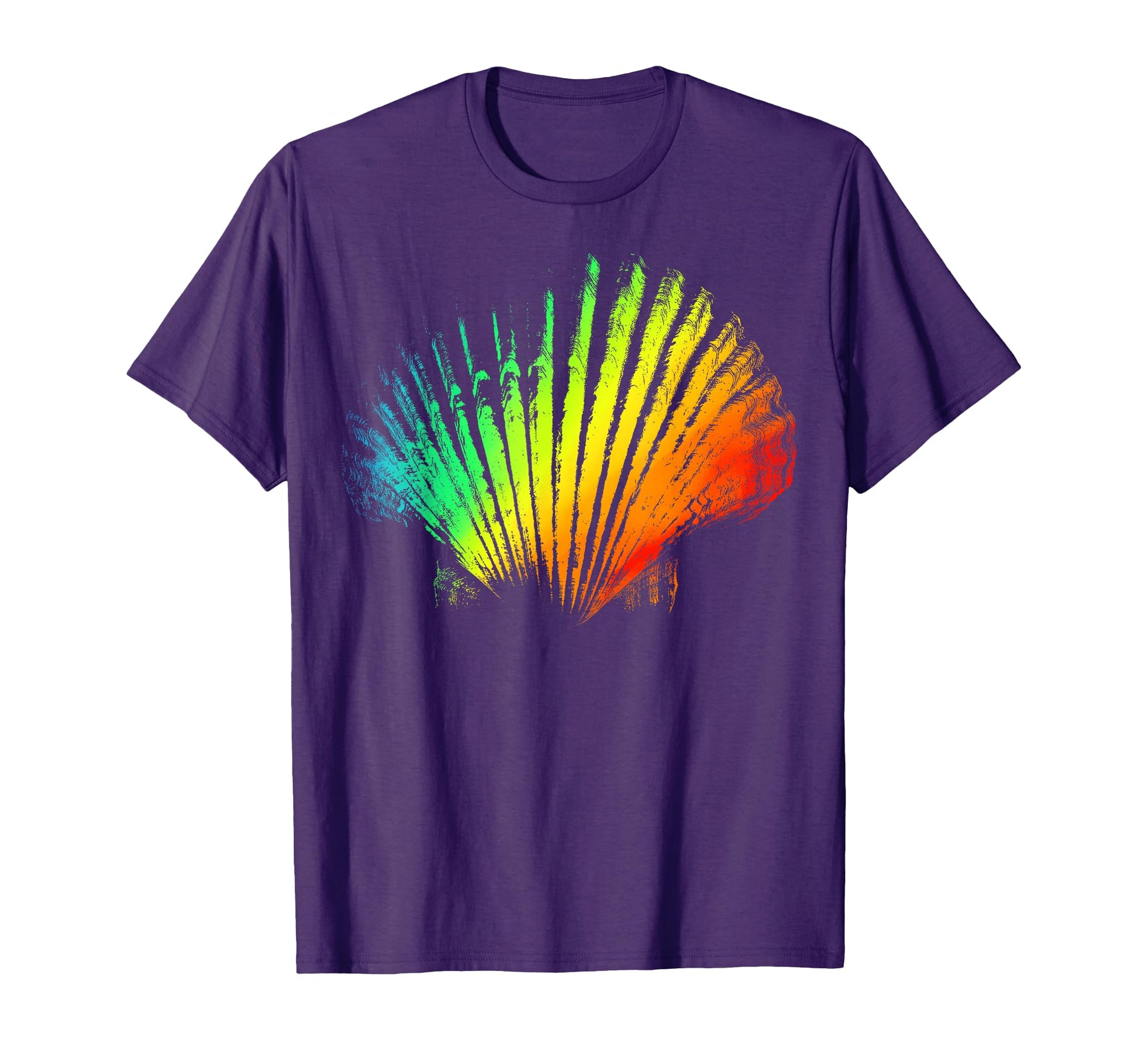 Seashell Colorful Rainbow T-Shirt - Streetwear Style Men Women - T-Shirt, Sweatshirt, Hoodie