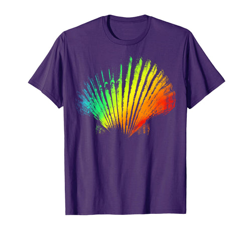 Seashell Colorful Rainbow T-Shirt - Streetwear Style Men Women - T-Shirt, Sweatshirt, Hoodie