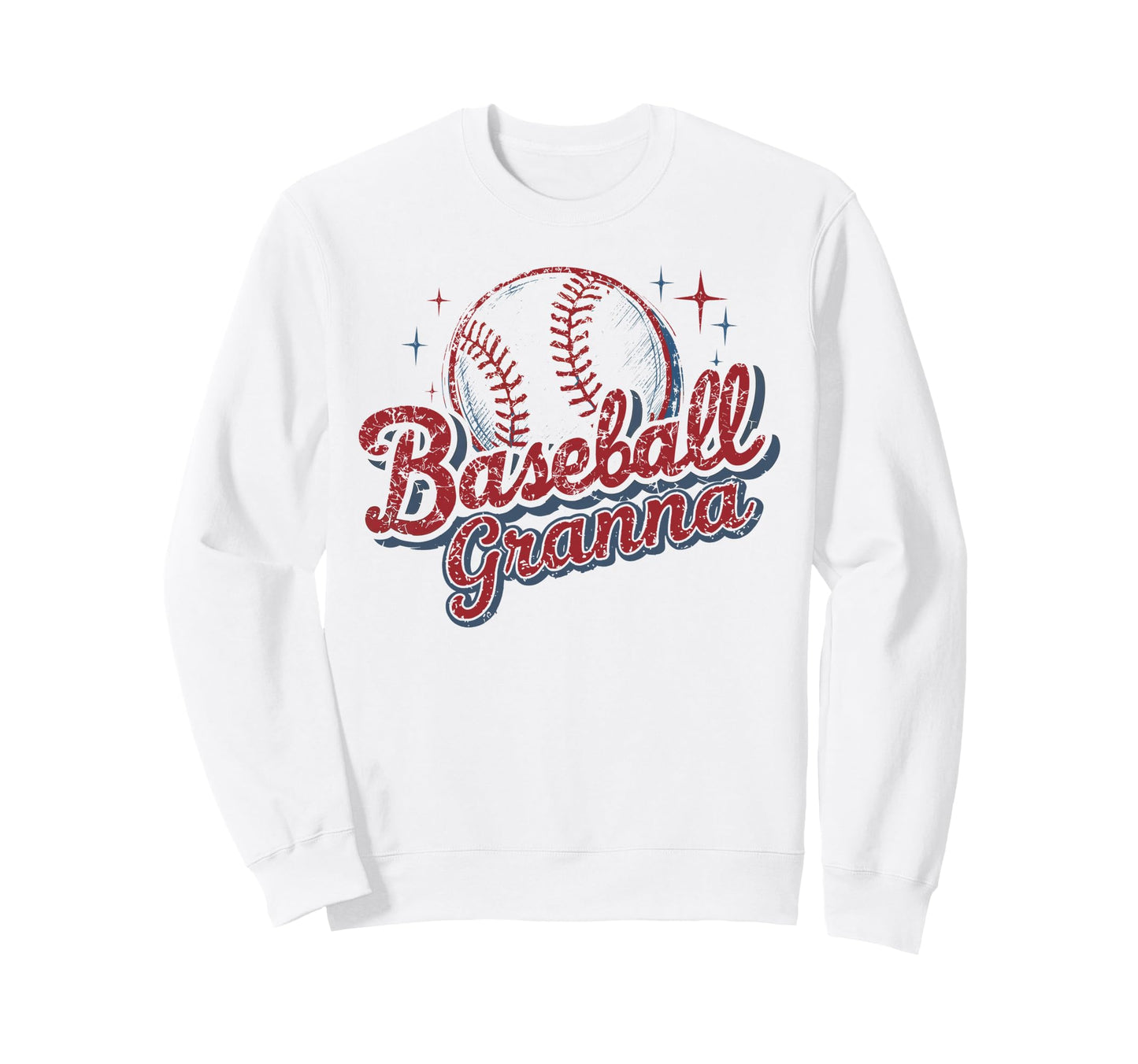 Baseball Granna Grandma Baseball Sweatshirt - Unique Graphic Men Women - T-Shirt, Sweatshirt, Hoodie