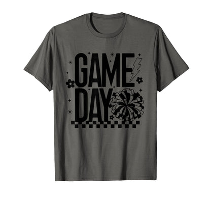 Game Day Cheer Mom Cheerleading Coach T-Shirt - Trendy Graphic for Adults - T-Shirt, Sweatshirt, Hoodie