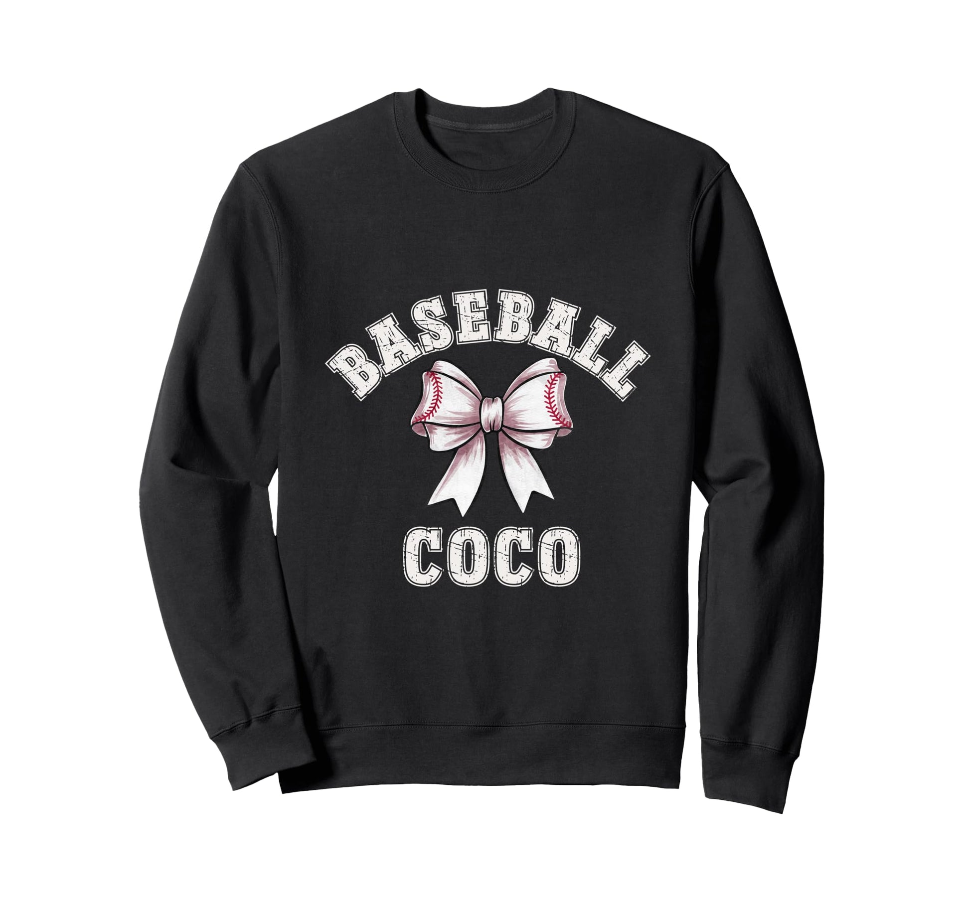 Coquette Baseball Coco Bow Game Day Sweatshirt - Fun Novelty Design Unisex - T-Shirt, Sweatshirt, Hoodie