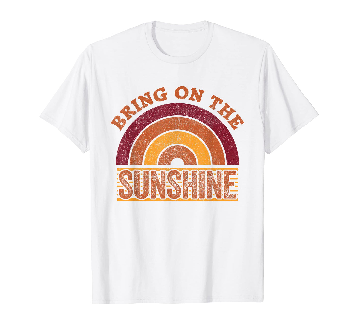 Bring Sunshine Rainbow Sunshine T-Shirt - Graphic Print Men Women - T-Shirt, Sweatshirt, Hoodie