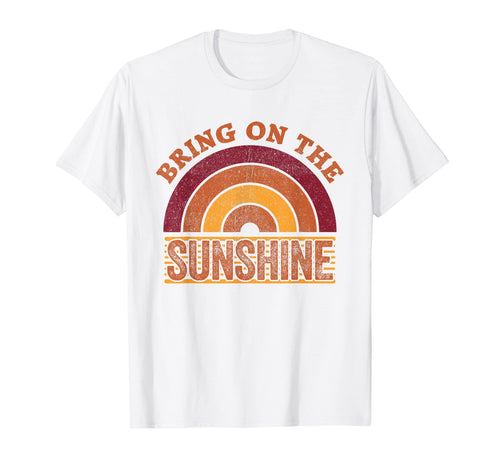 Bring Sunshine Rainbow Sunshine T-Shirt - Graphic Print Men Women - T-Shirt, Sweatshirt, Hoodie