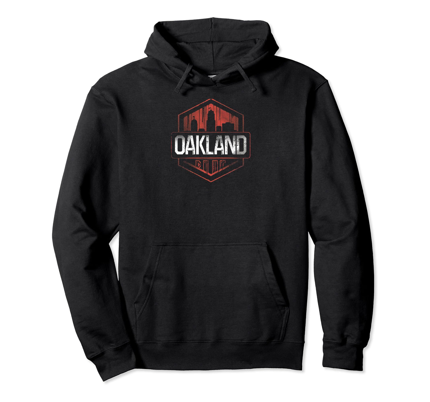 Oakland Grit 90S Grunge Urbandecay Hoodie - Minimalist Print for Adults - T-Shirt, Sweatshirt, Hoodie