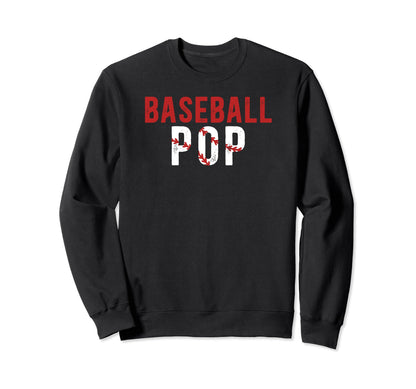 Baseball Pop Baseball Player Pop Sweatshirt - Graphic Print for Adults - T-Shirt, Sweatshirt, Hoodie