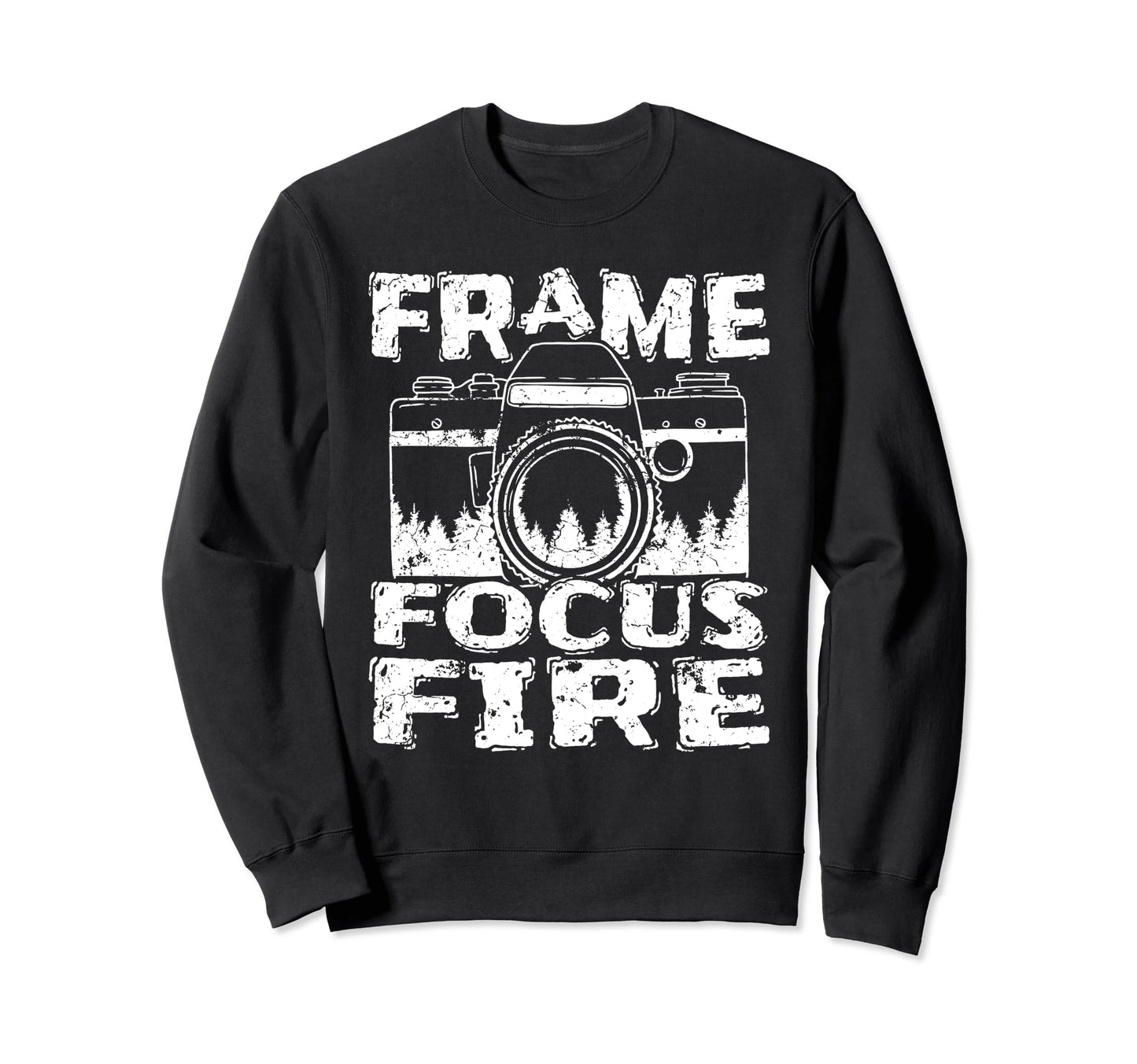 Photo Camera Photographer Flash Sweatshirt - Aesthetic Graphic for Adults - T-Shirt, Sweatshirt, Hoodie