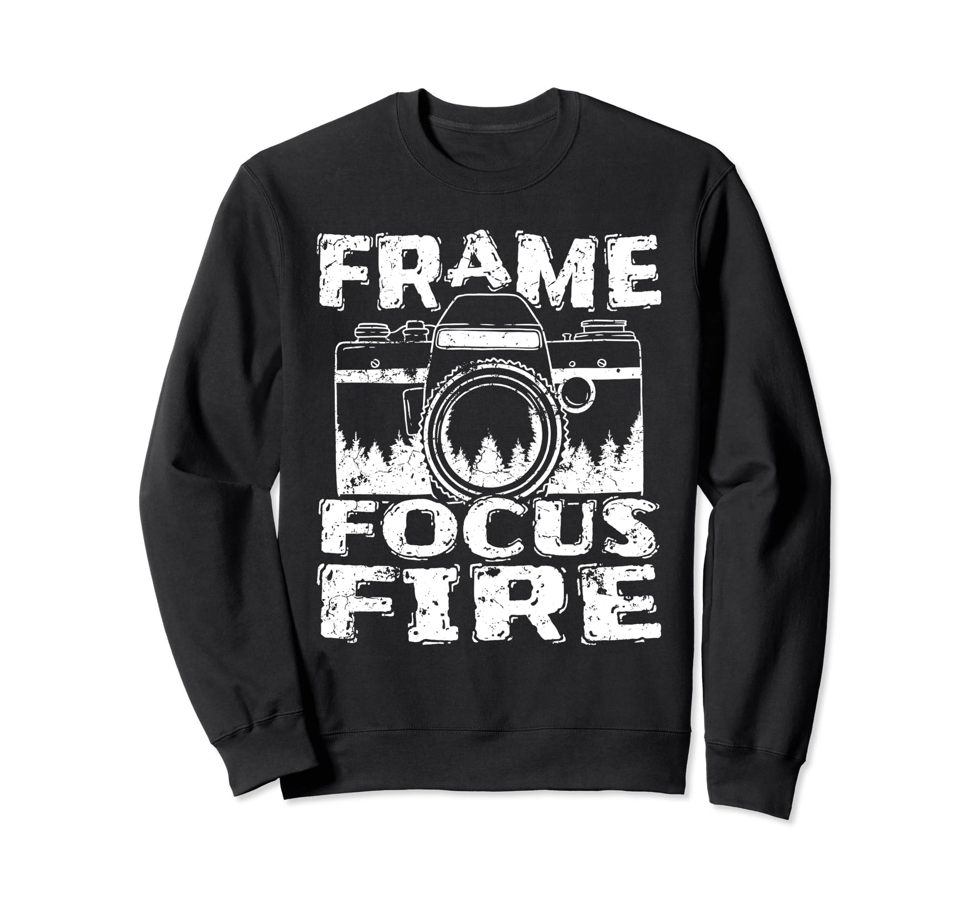 Photo Camera Photographer Flash Sweatshirt - Aesthetic Graphic for Adults - T-Shirt, Sweatshirt, Hoodie