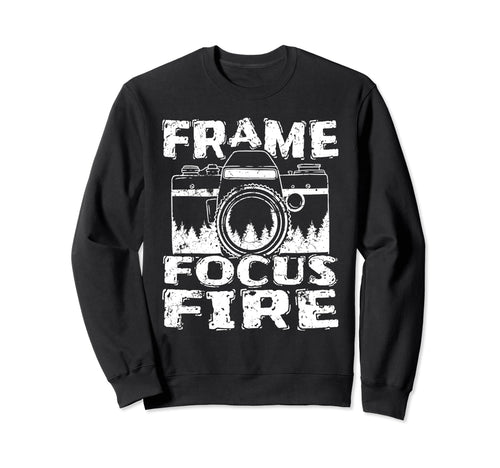 Photo Camera Photographer Flash Sweatshirt - Aesthetic Graphic for Adults - T-Shirt, Sweatshirt, Hoodie