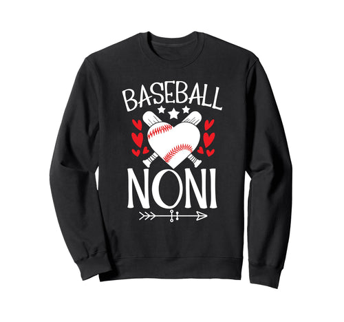 Baseball Noni Grandma Noni Sweatshirt - Fun Novelty Design Men Women - T-Shirt, Sweatshirt, Hoodie