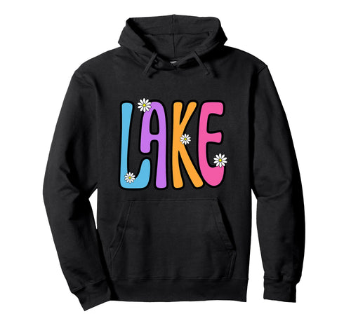 Lake Daisy Summer Vibes Fun Boho Hoodie - Unique Graphic for Adults - T-Shirt, Sweatshirt, Hoodie