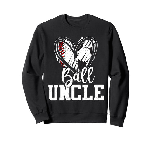 Ball Uncle Heart Baseball Soccer Ball T-Shirt - Aesthetic Graphic Men Women - T-Shirt, Sweatshirt, Hoodie