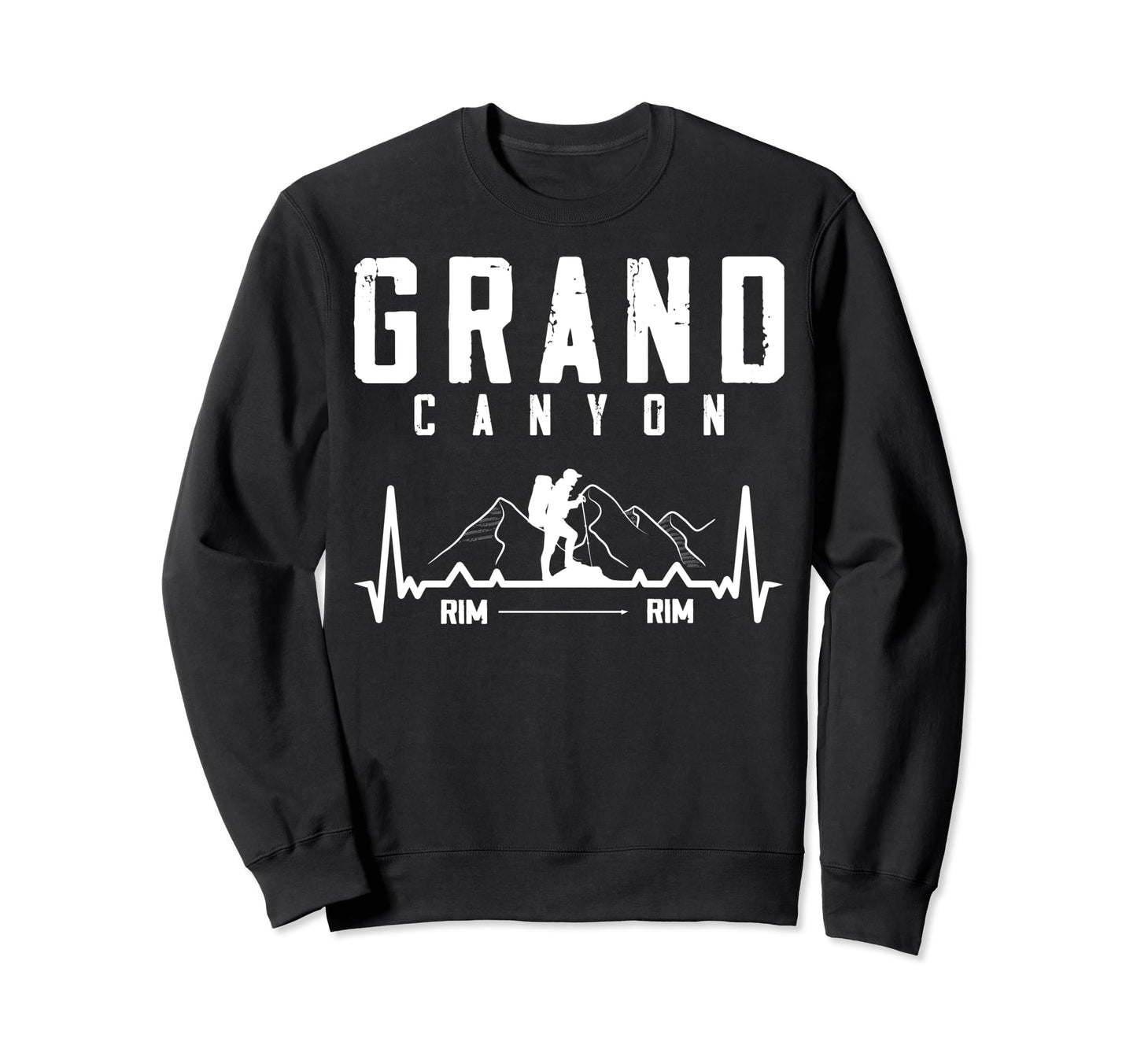 Grand Canyon National Park Rim Rim Sweatshirt - Trendy Graphic for Adults - T-Shirt, Sweatshirt, Hoodie