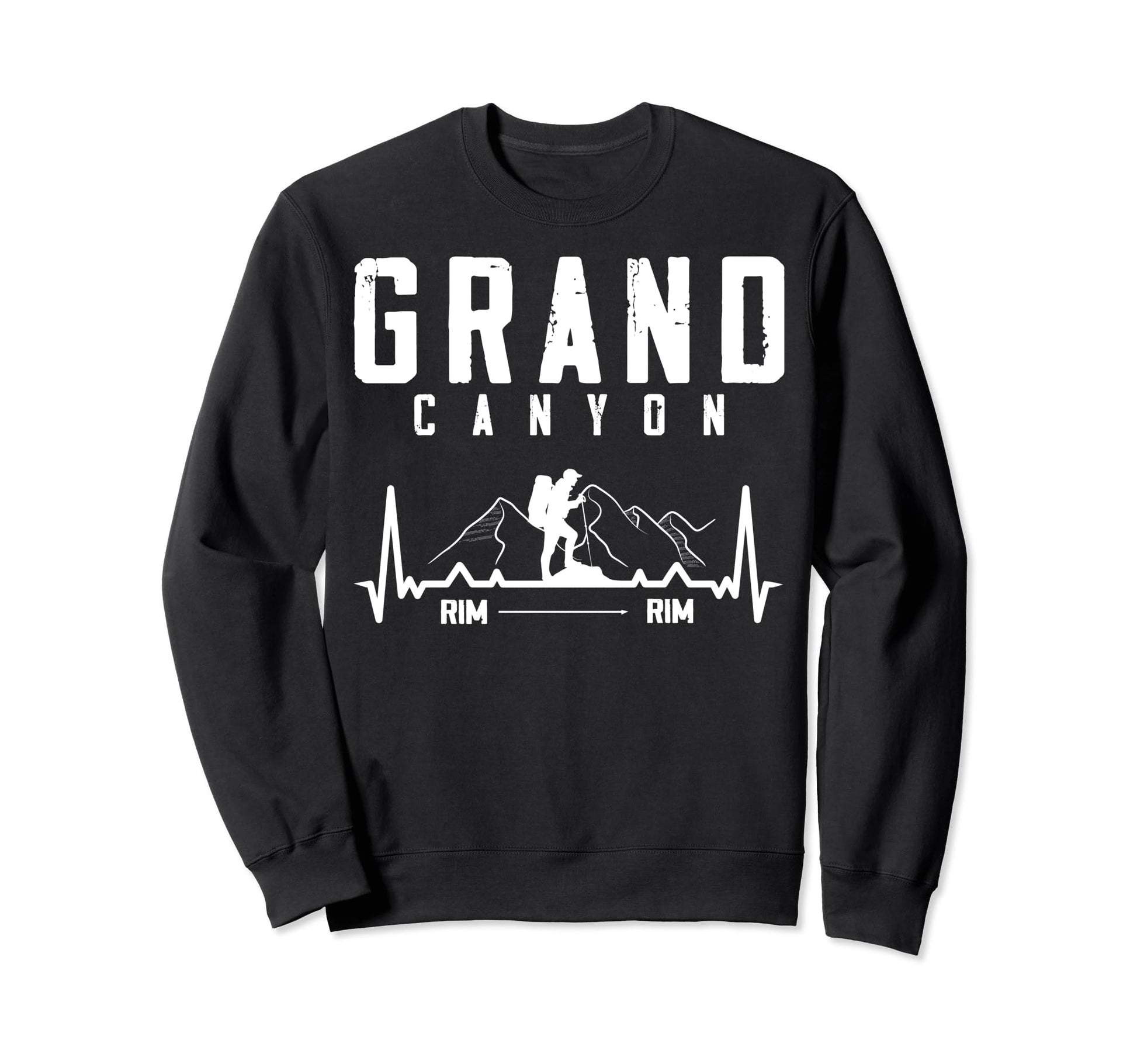 Grand Canyon National Park Rim Rim Sweatshirt - Trendy Graphic for Adults - T-Shirt, Sweatshirt, Hoodie