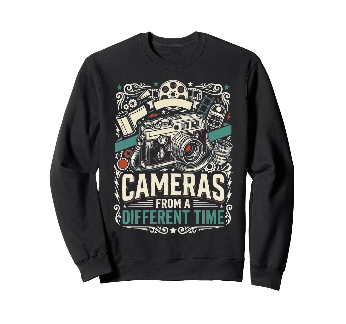 Camera Collector Photography Photographer Sweatshirt - Graphic Print Unisex - T-Shirt, Sweatshirt, Hoodie
