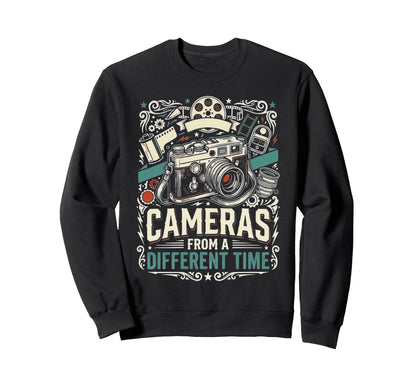Camera Collector Photography Photographer Sweatshirt - Graphic Print Unisex - T-Shirt, Sweatshirt, Hoodie