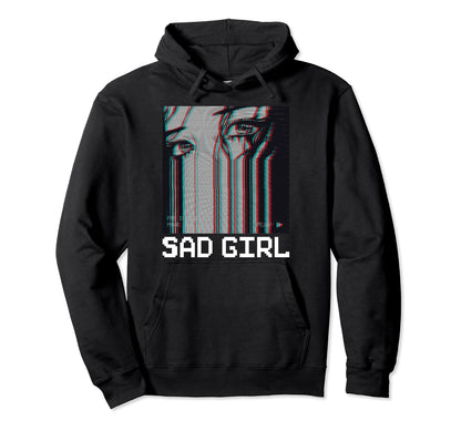 Sad Vaporwave Aesthetic Hoodie - Novelty Apparel Unisex - T-Shirt, Sweatshirt, Hoodie