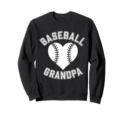 Grandfather Baseball Grandpa Sweatshirt - Casual Everyday Wear Men Women - T-Shirt, Sweatshirt, Hoodie