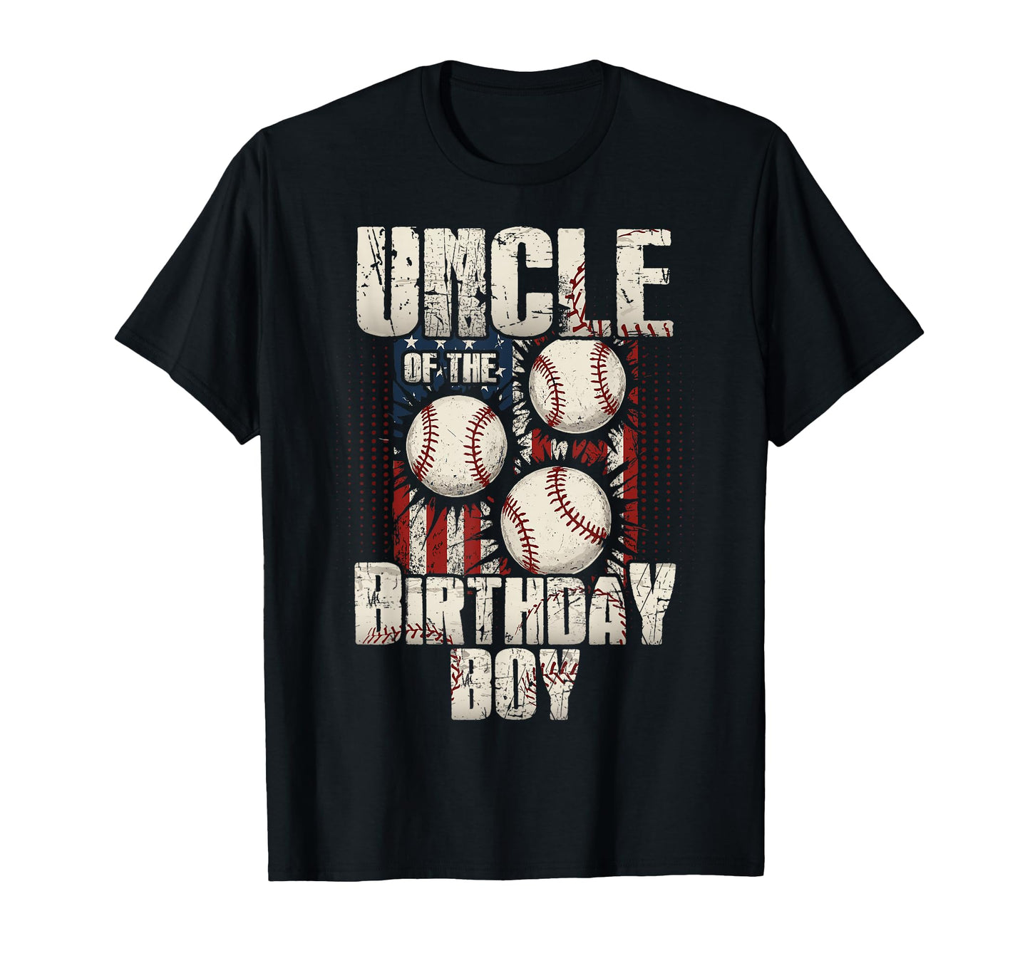 Uncle Birthday Matching Baseball T-Shirt - Custom Art Print for Adults - T-Shirt, Sweatshirt, Hoodie