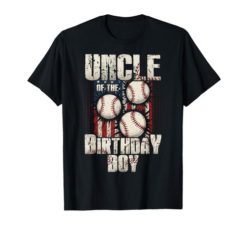 Uncle Birthday Matching Baseball T-Shirt - Custom Art Print for Adults - T-Shirt, Sweatshirt, Hoodie